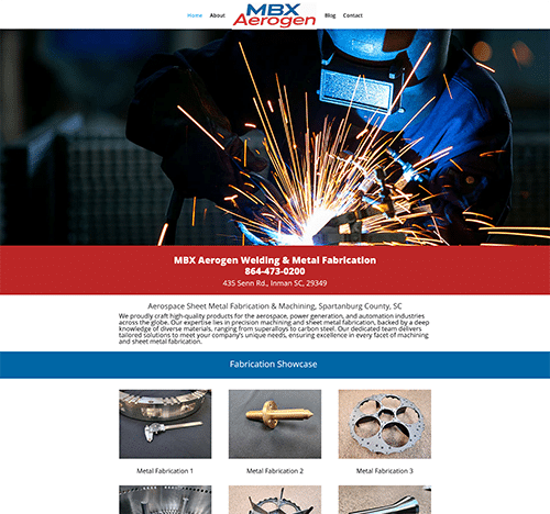 MBX Aerogen - Fabrication and Welding Spartanburg South Carolina